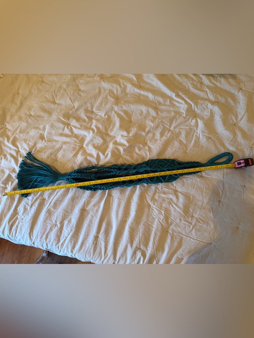 Target Teal Macramé plant hanger